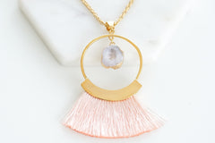 Agate Collection - Punch Fringe Necklace fine designer jewelry for men and women