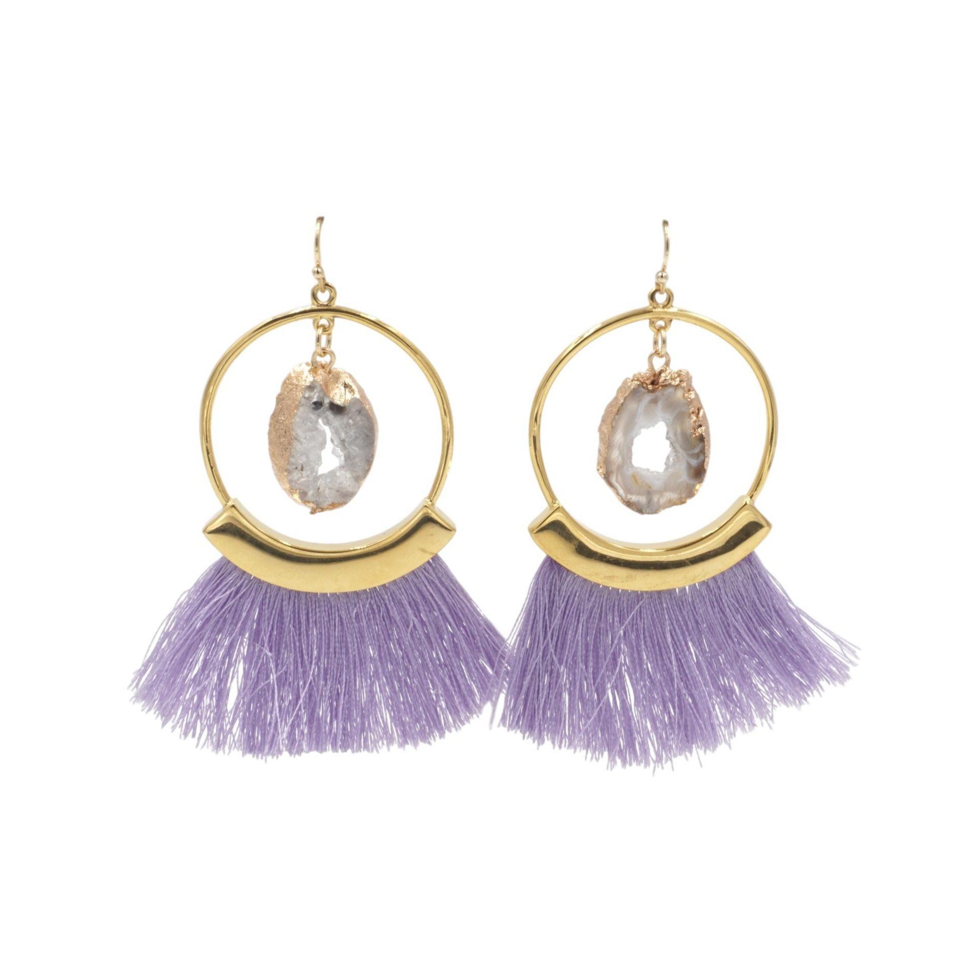 Agate Collection - Royal Fringe Earrings fine designer jewelry for men and women