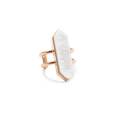 Armring Collection - Rose Gold Magna Quartz Ring fina designersmycken för män och kvinnor