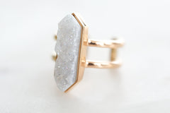 Bangle Collection - Rose Gold Parvus Quartz Ring fine designersmykker for menn og kvinner