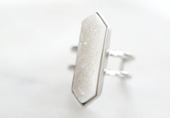 Armring Collection - Silver Magna Quartz Ring fina designersmycken för män och kvinnor