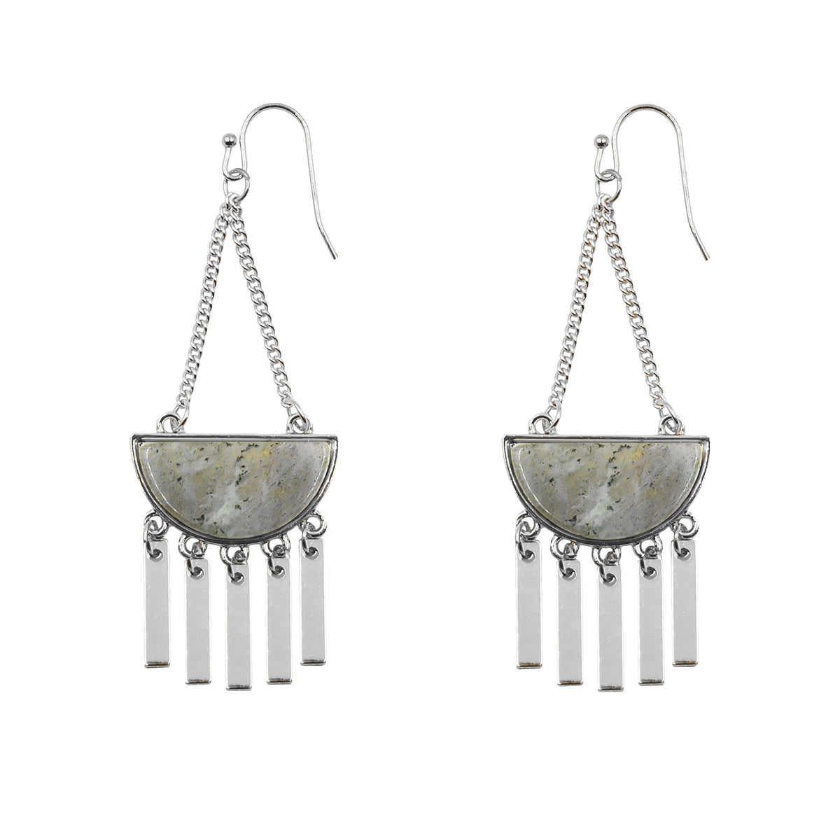 Collezione Bianca - Orecchini Silver Haze gioielli di alta qualità per uomo e donna