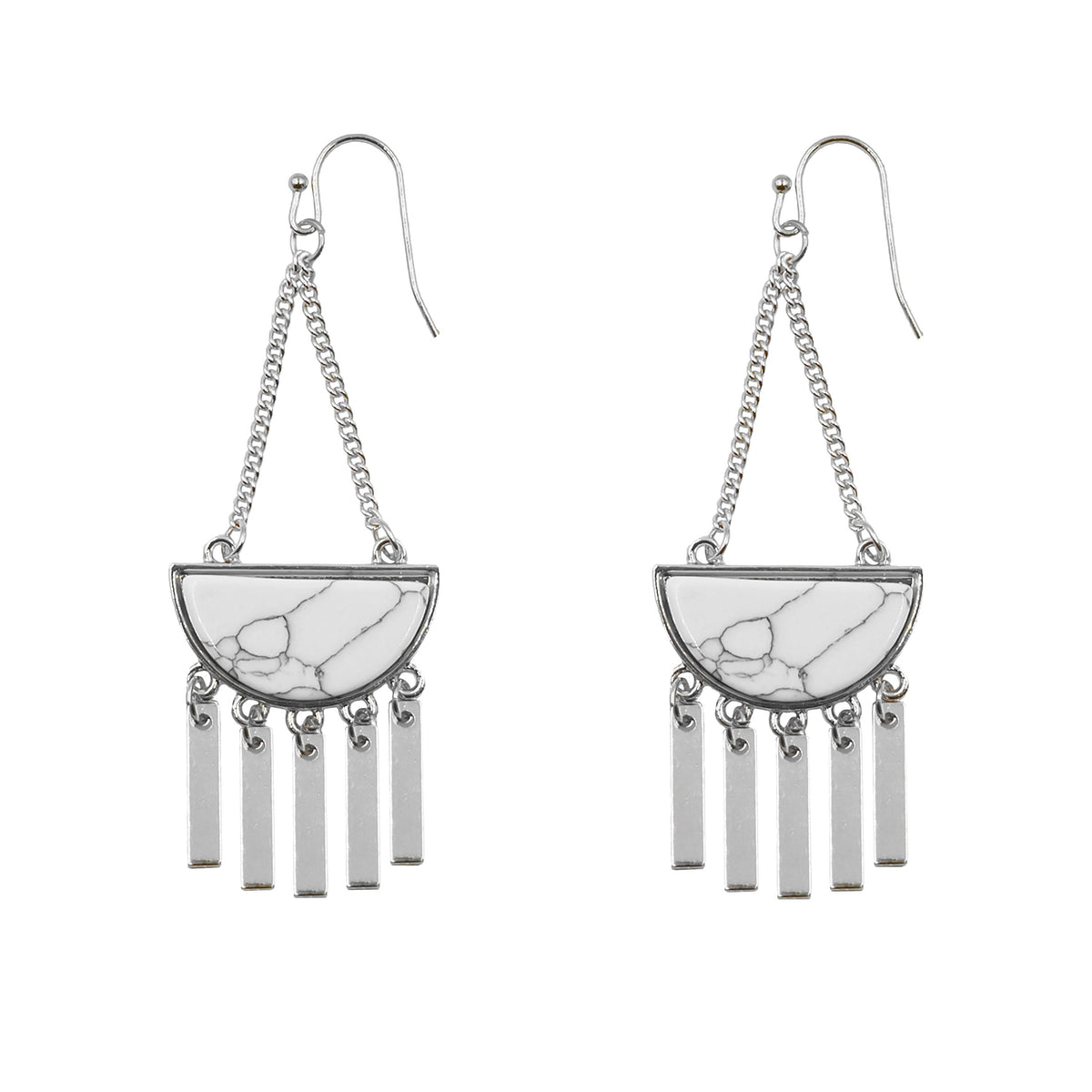 Bianca Collection - Sølv Peber Øreringe fine designer smykker til mænd og kvinder