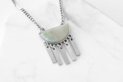 Collezione Bianca - Collana solare in argento gioielli di alta qualità per uomo e donna