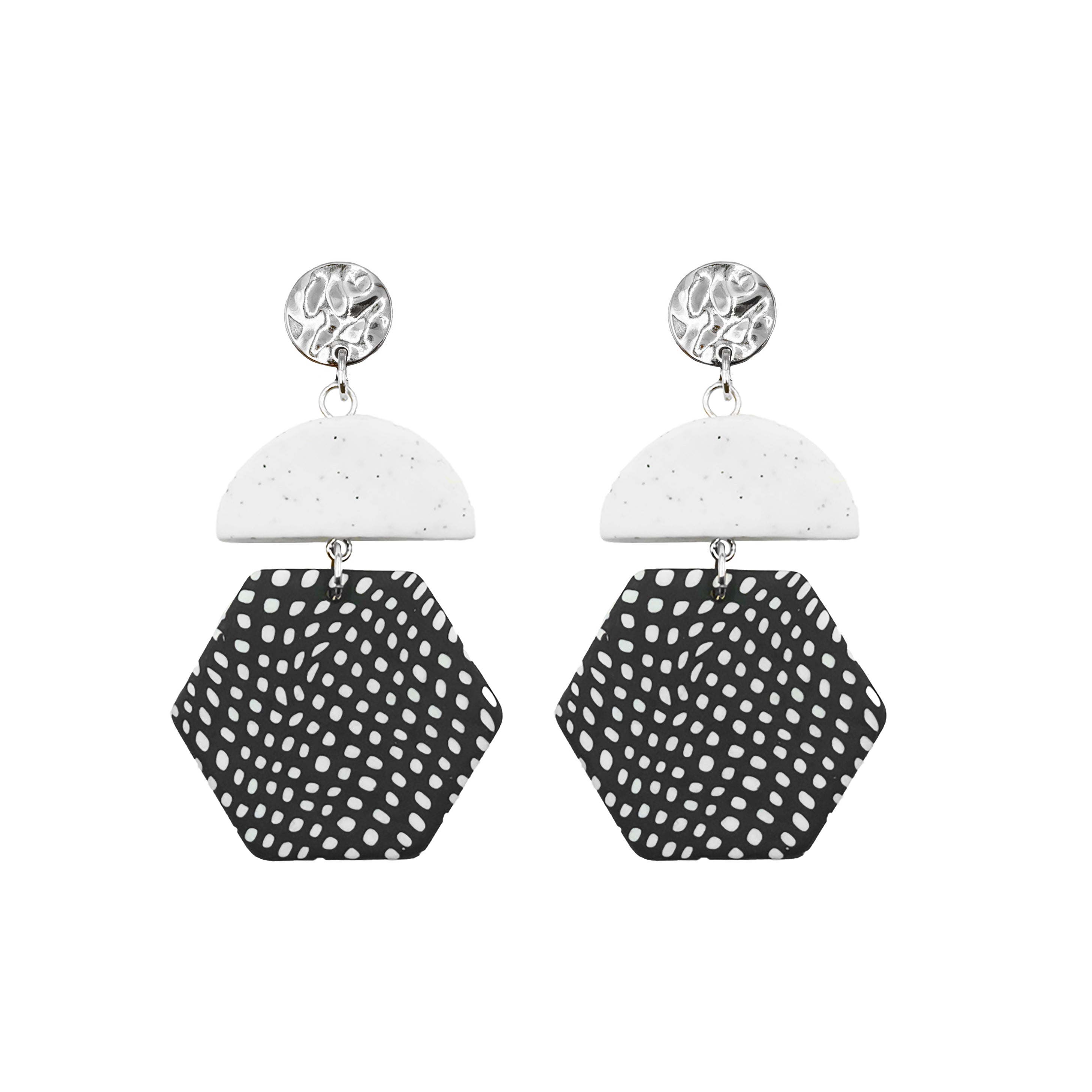 Collezione Bonita - Orecchini Dottie in argento, gioielli di design per uomini e donne