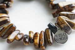 Chip Collection - Bracelet Ambre Argent, bijoux de créateur raffinés pour hommes et femmes