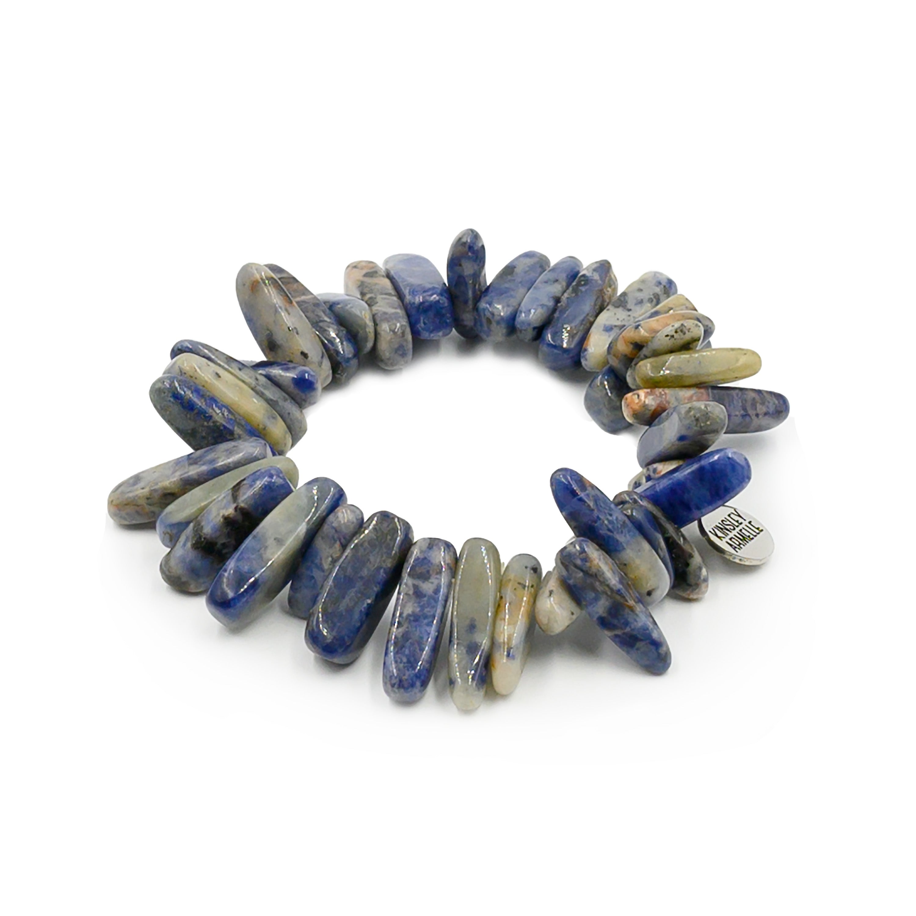 Collection Chip - Bracelet Argent Indigo bijoux de créateur raffinés pour hommes et femmes