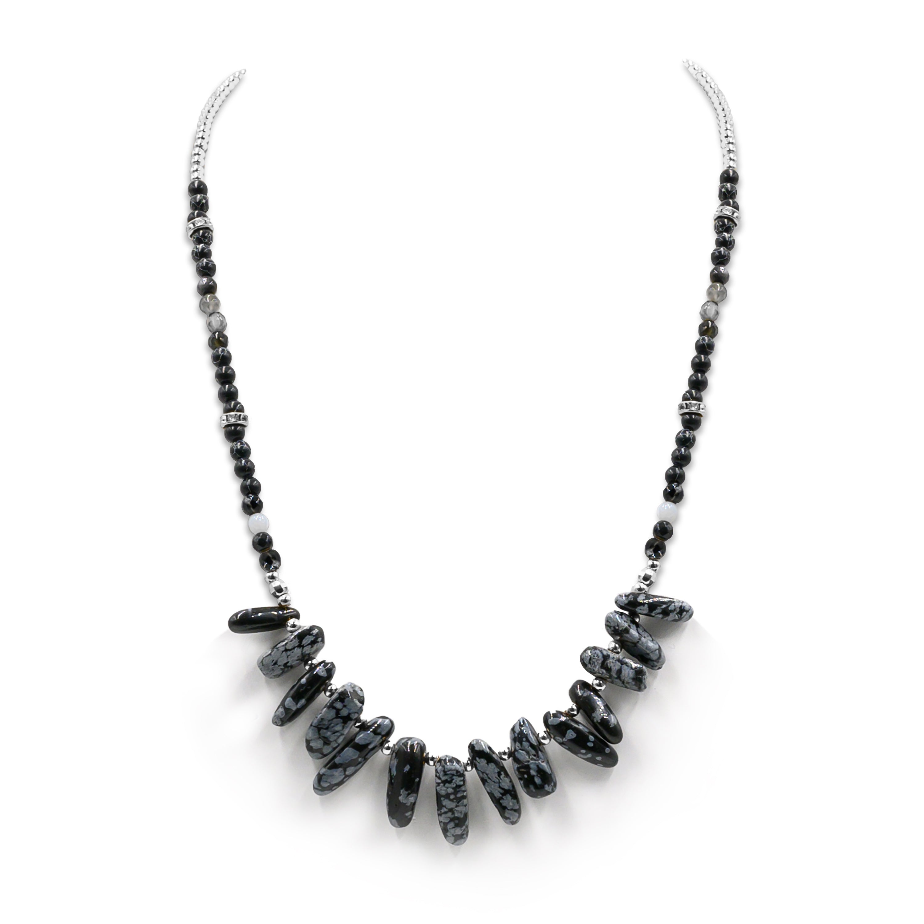 Chip Collection - Silver Moxie Necklace fine designer smykker for menn og kvinner