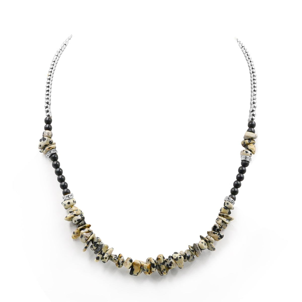 Collection Cluster - Collier Silver Speckle, bijoux de créateurs raffinés pour hommes et femmes