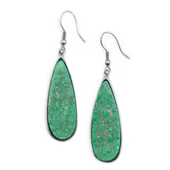 Druzy Collection - Silver Jade Quartz Drop Earrings fine designer jewelry for men and women