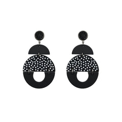Collection Fidji - Boucles d'oreilles Silver Dottie, bijoux de créateur raffinés pour hommes et femmes
