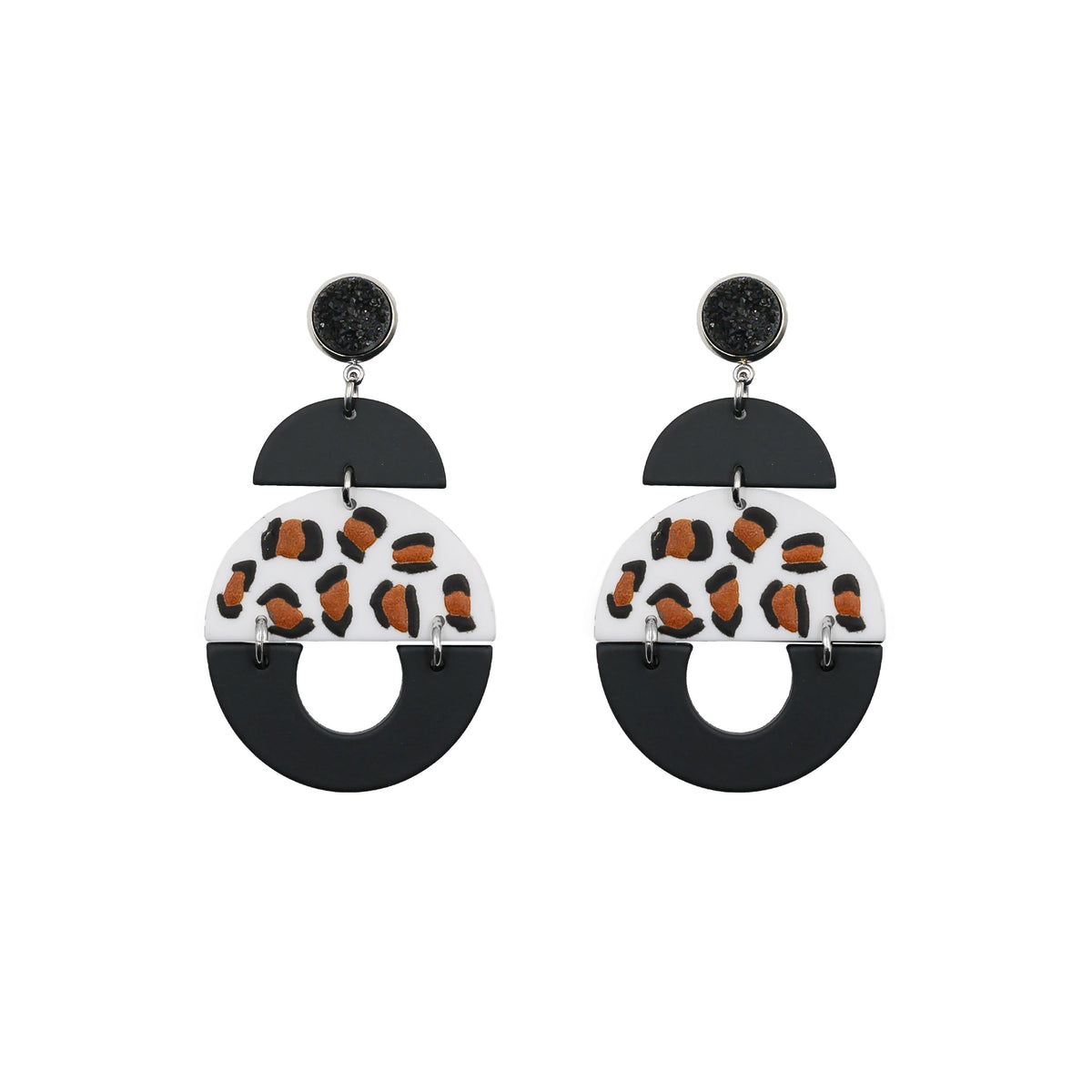 Fiji Collection - Sølv Kamilah øredobber fine designer smykker for menn og kvinner
