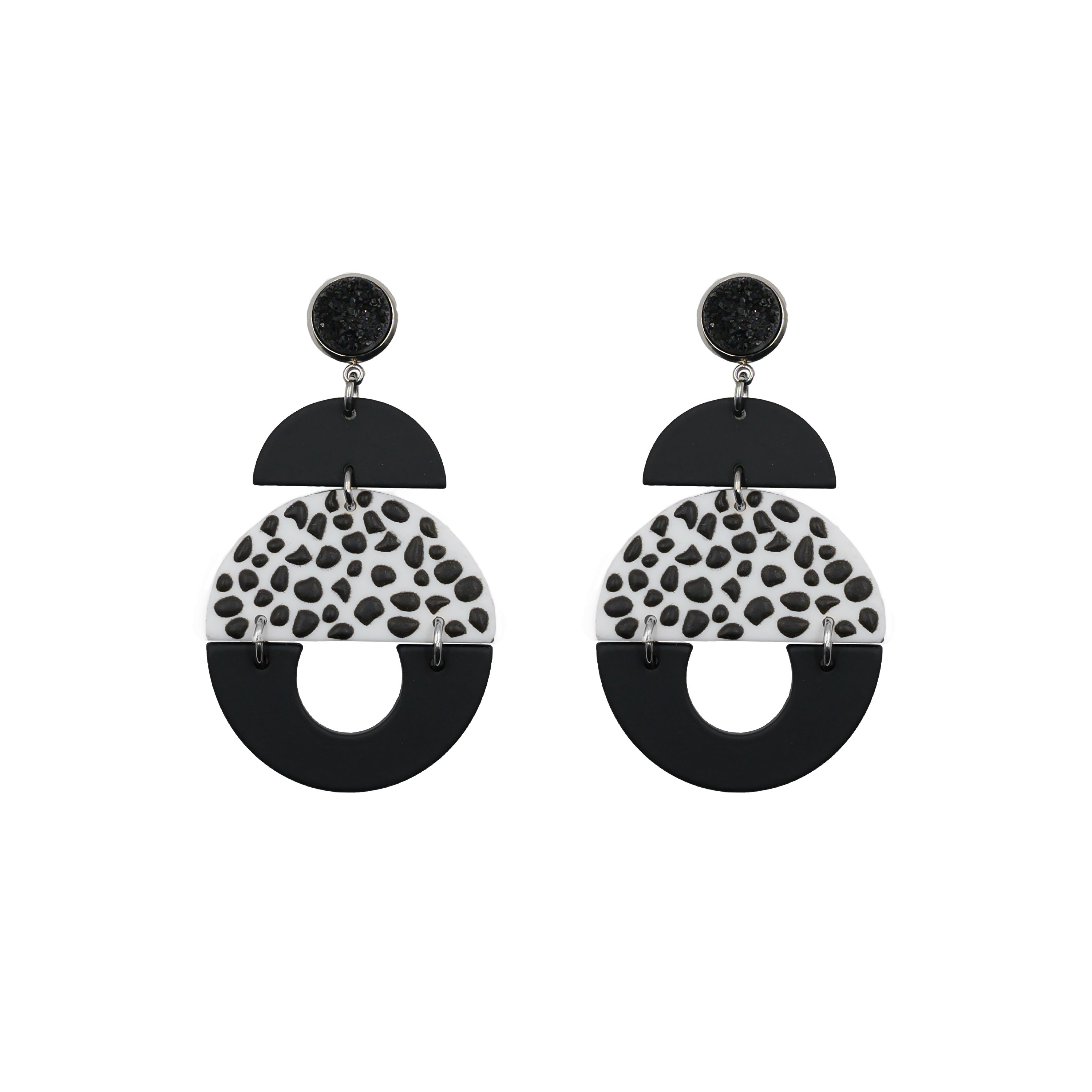 Collection Fidji - Boucles d'oreilles Purdy en argent, bijoux de créateur raffinés pour hommes et femmes