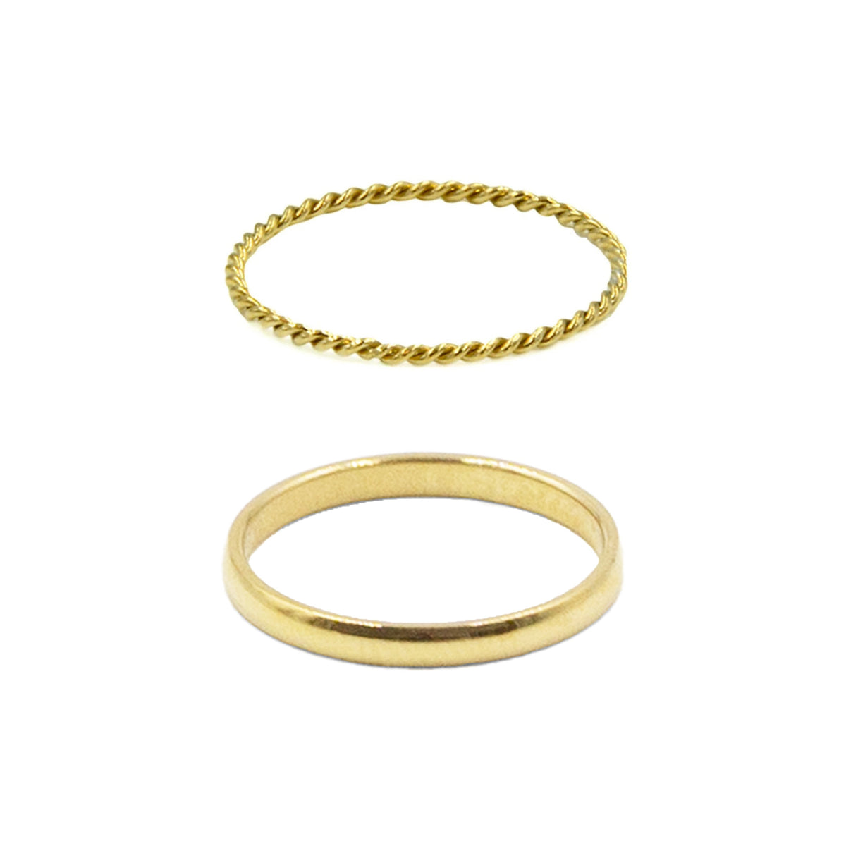 Ginni Collection - Gold Ring Set fine designer jewelry for men and women