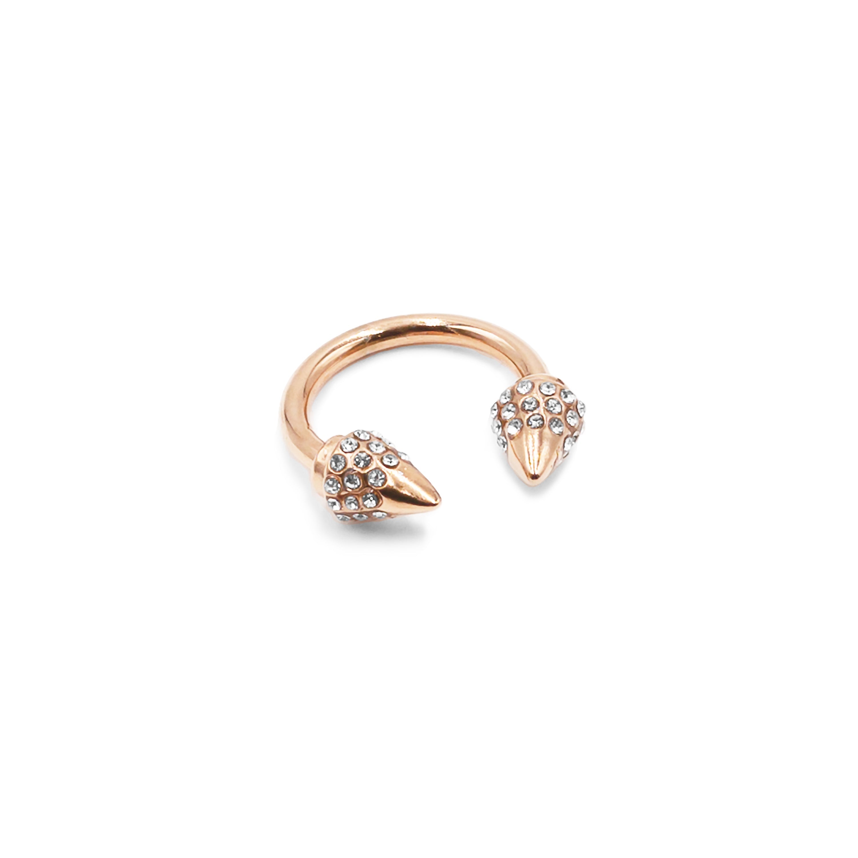 Spike Collection - Rose Gold Bling Ring fine designersmykker for menn og kvinner