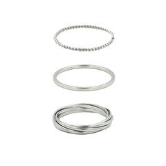 Goddess Collection - Silver Ring Set fine designer jewelry for men and women