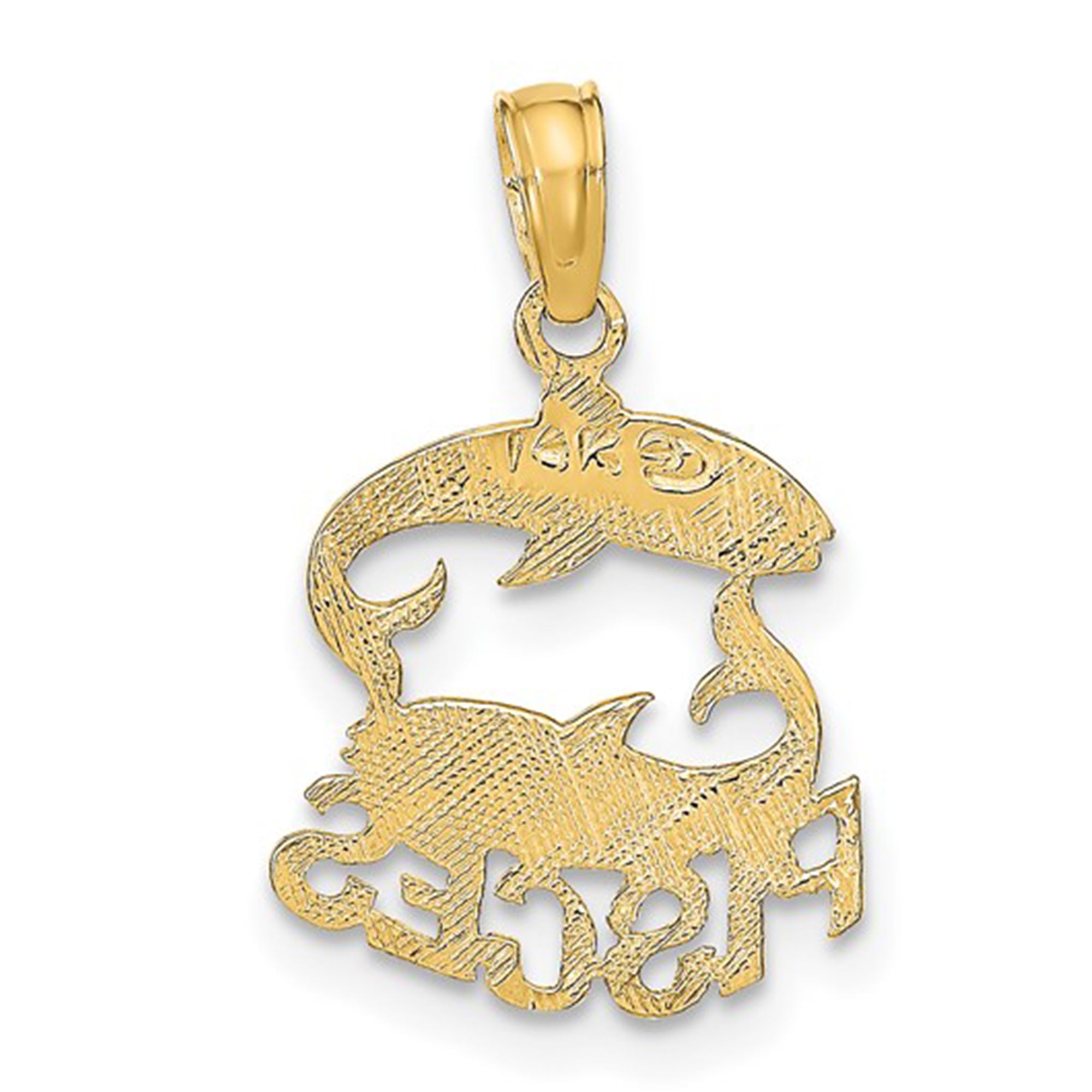 14k äkta massivt guld Zodiac födelsesymbol hängande Charm fina designersmycken för män och kvinnor