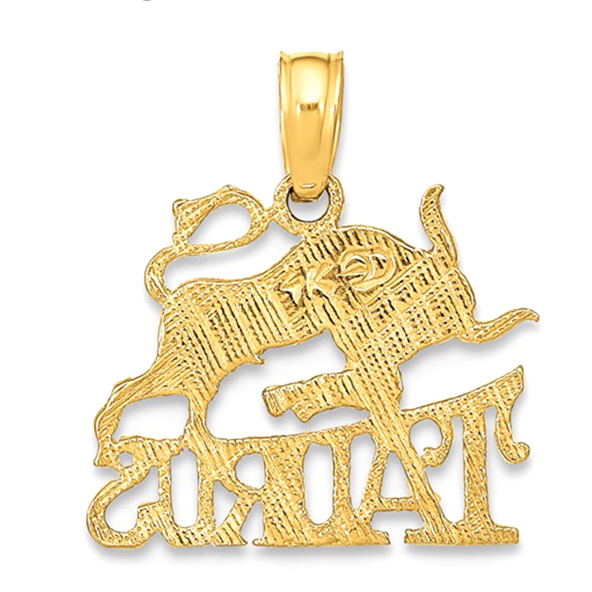 14k äkta massivt guld Zodiac födelsesymbol hängande Charm fina designersmycken för män och kvinnor