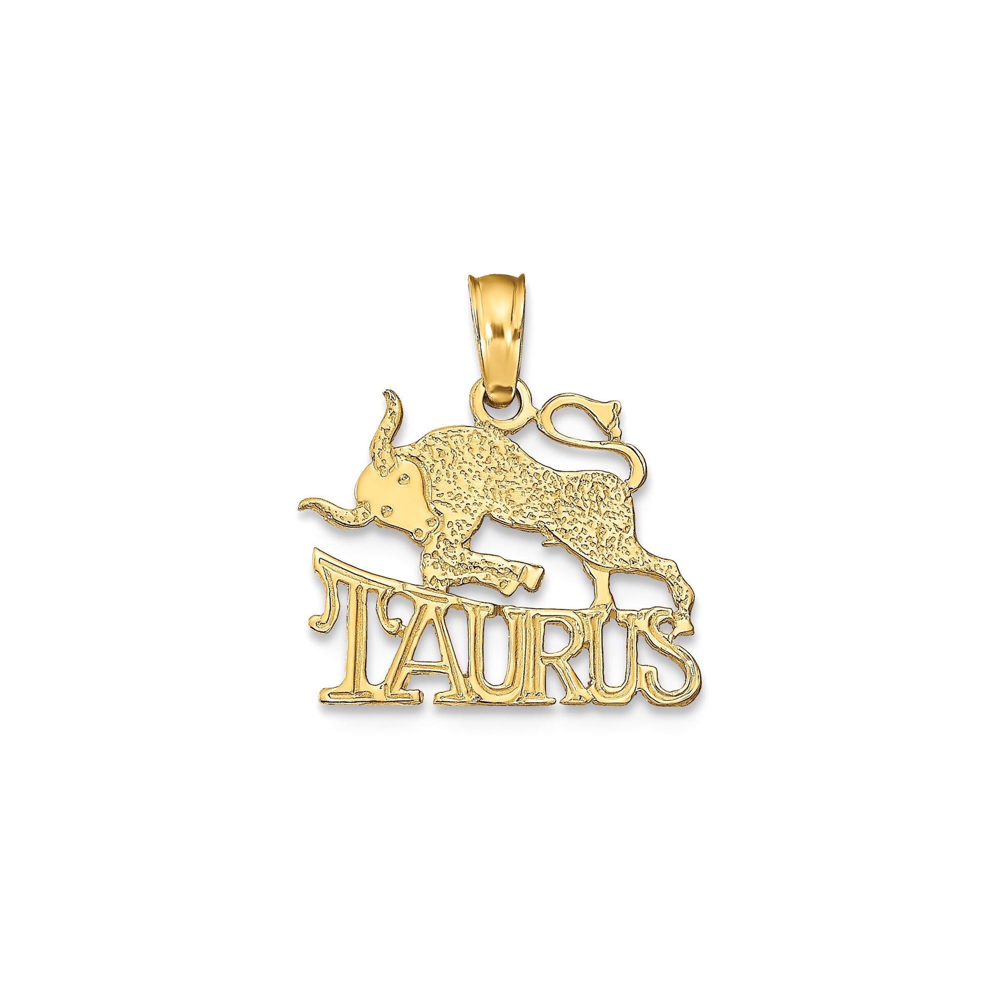 14k äkta massivt guld Zodiac födelsesymbol hängande Charm fina designersmycken för män och kvinnor