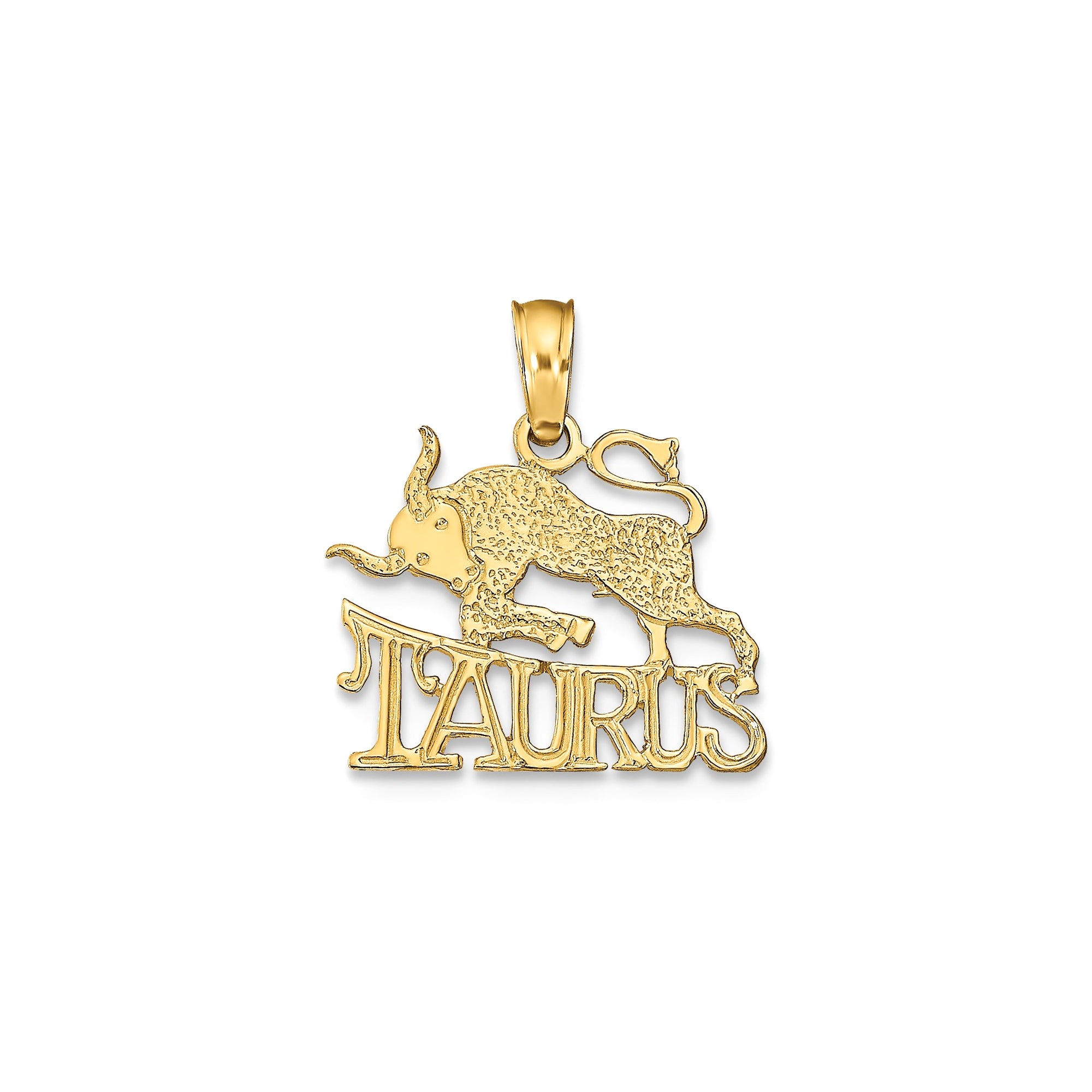 14k Real Solid Gold Zodiac Birth Symbol Pendant Charm fine designer jewelry for men and women