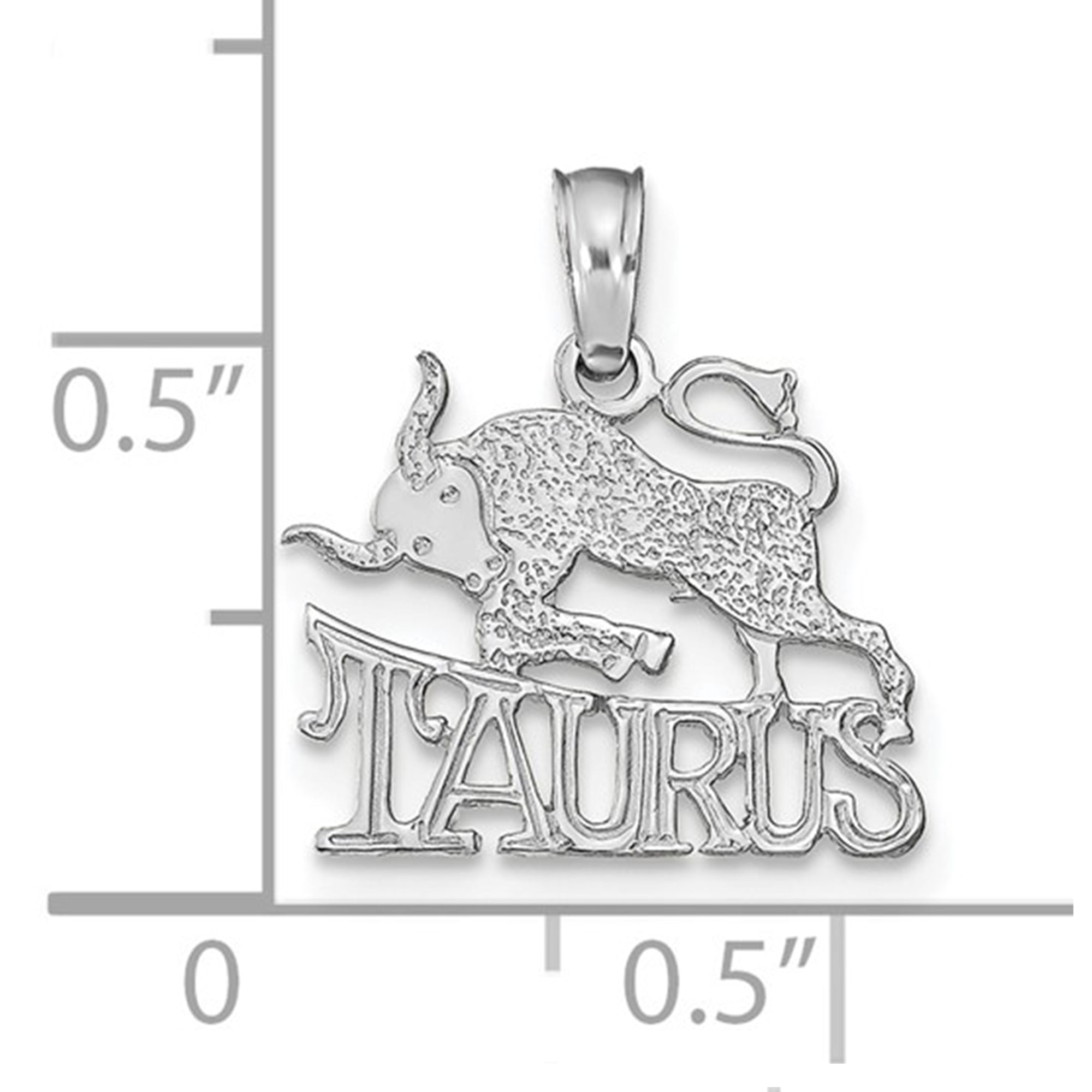 14k Real Solid Gold Zodiac Birth Symbol Pendant Charm