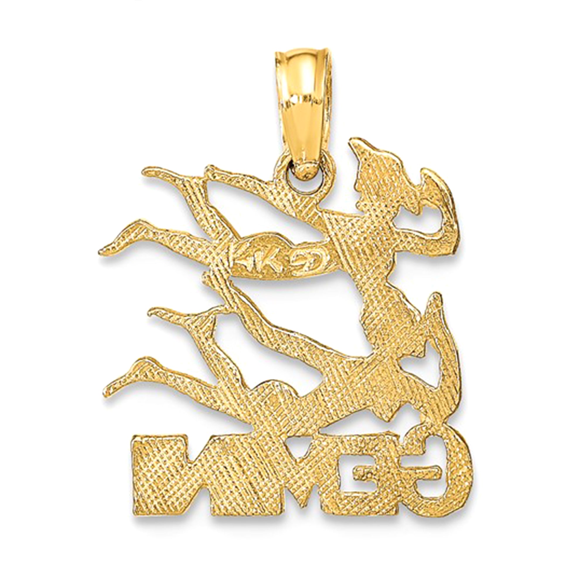 14k äkta massivt guld Zodiac födelsesymbol hängande Charm fina designersmycken för män och kvinnor