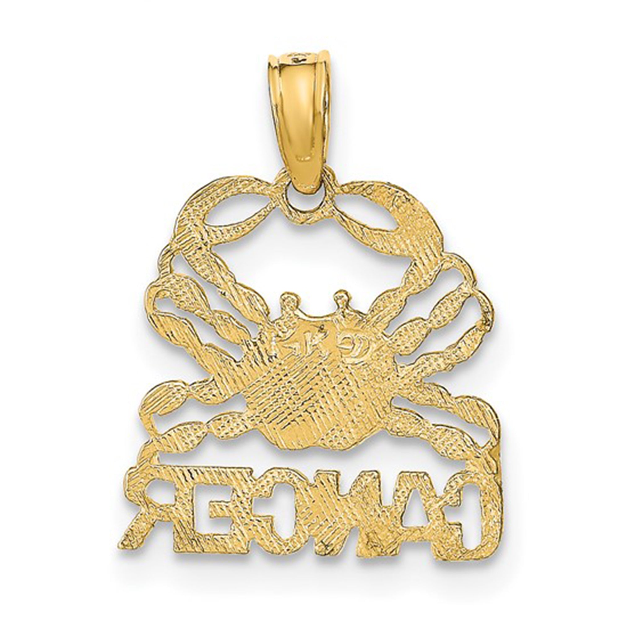 14k Real Solid Gold Zodiac Birth Symbol Pendant Charm fine designer jewelry for men and women