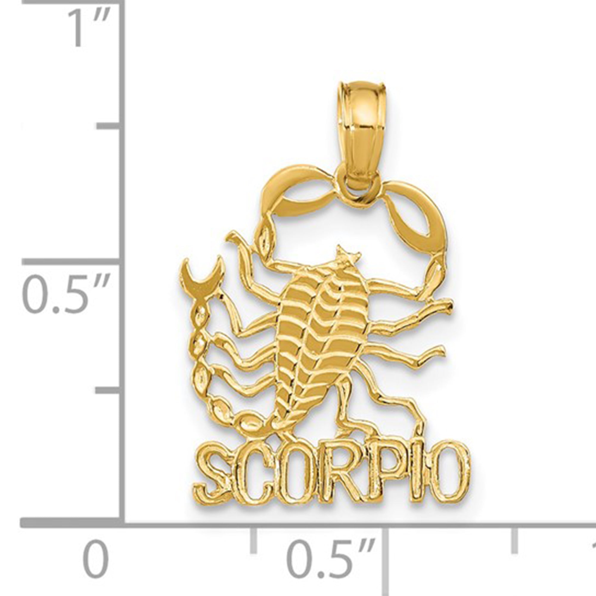 14k Real Solid Gold Zodiac Birth Symbol Pendant Charm fine designer jewelry for men and women