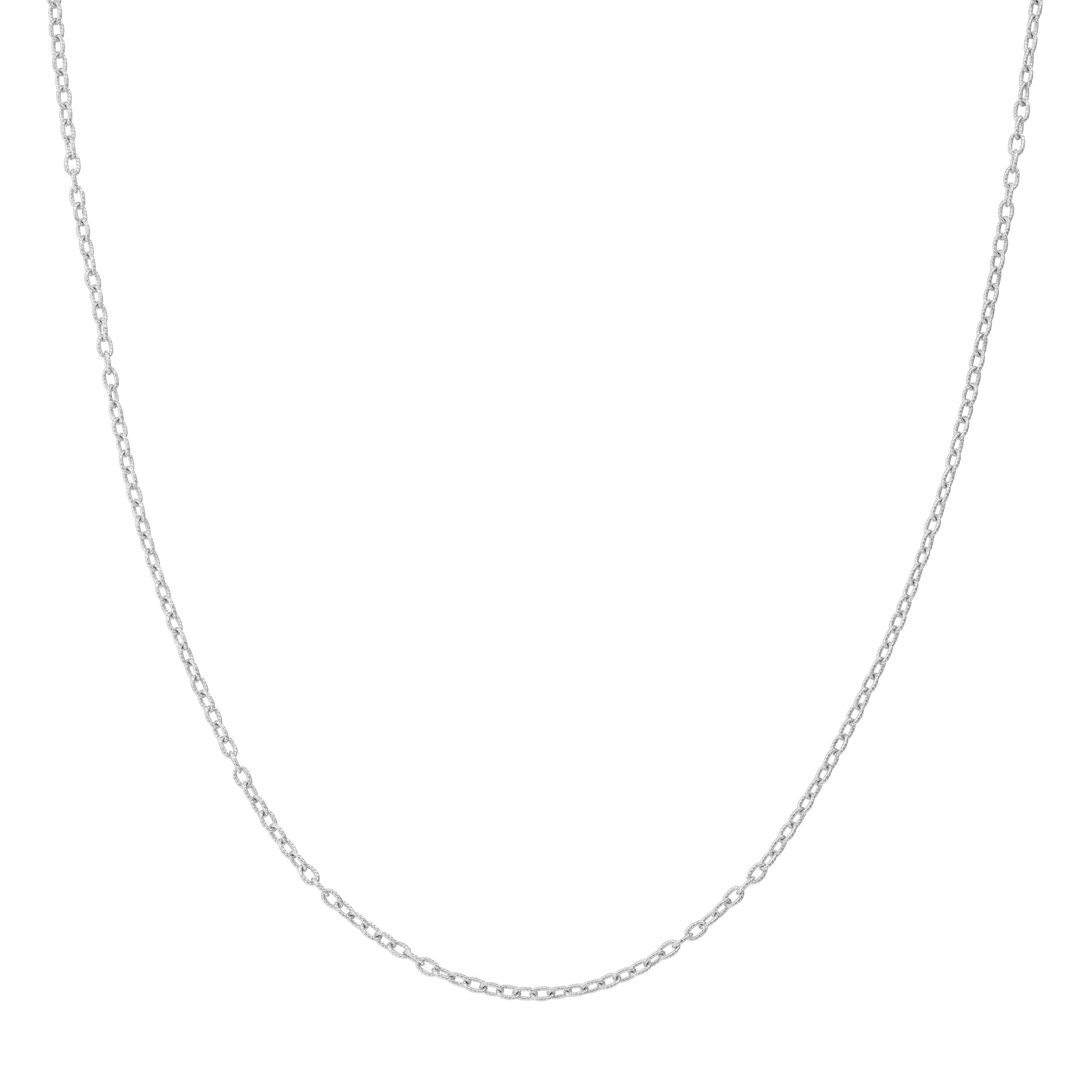 14k Real Solid Gold 1.90mm Rolo Chain Necklace