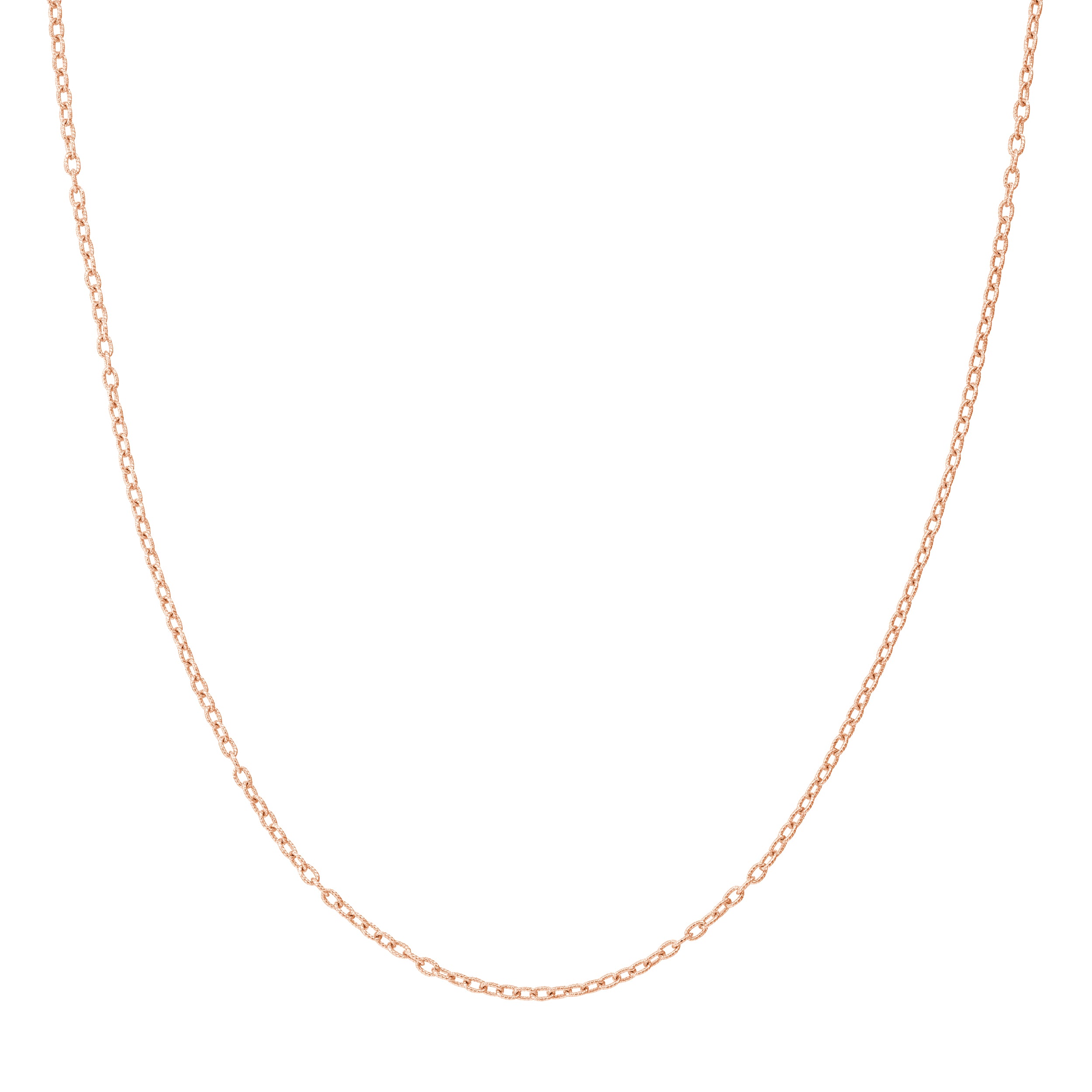 14k Real Solid Gold 1.90mm Rolo Chain Necklace