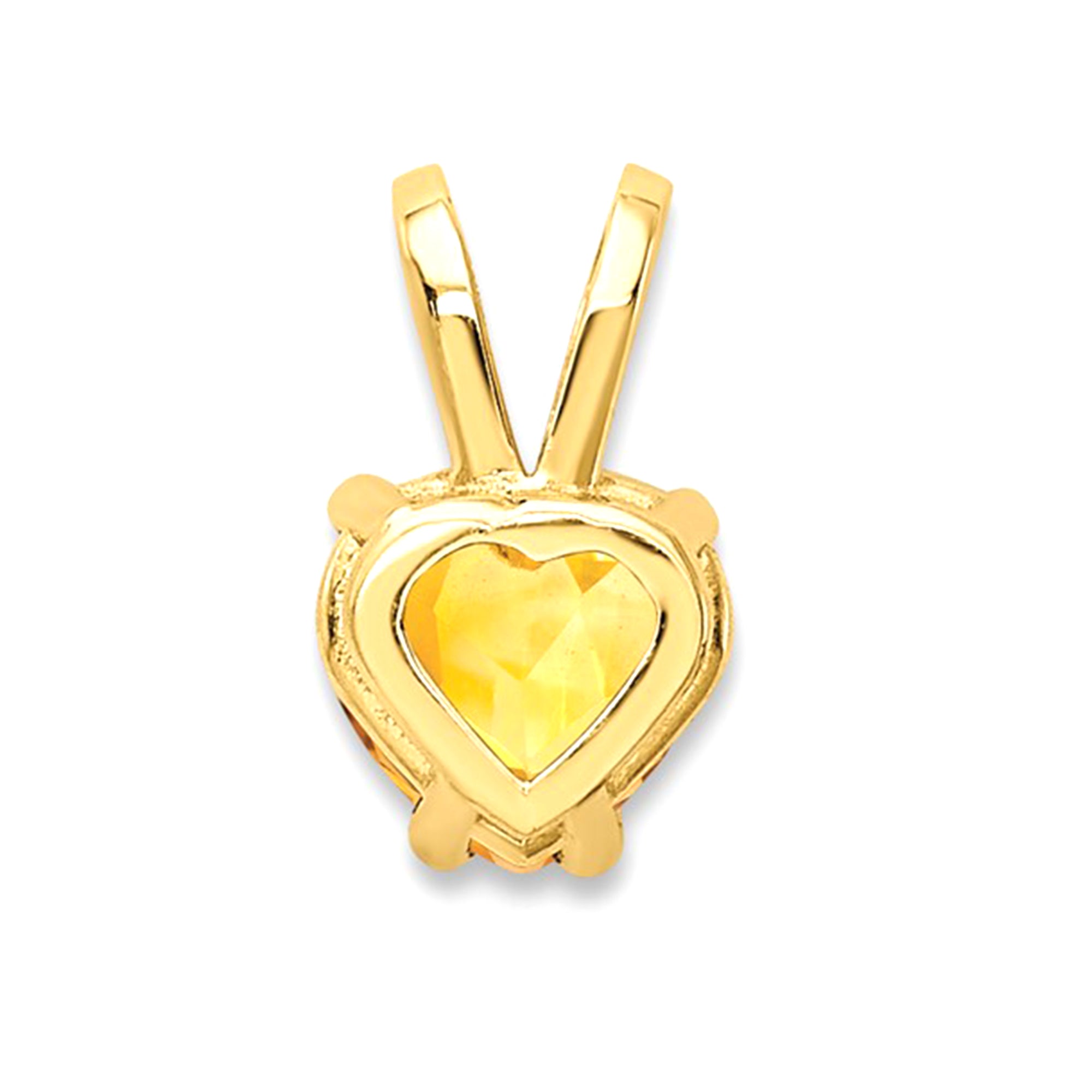Vero ciondolo con pietra preziosa a forma di cuore in oro giallo 14k, gioielli di design per uomini e donne