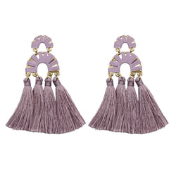 Collezione Pavlova - Orecchini lilla gioielli di alta qualità per uomini e donne