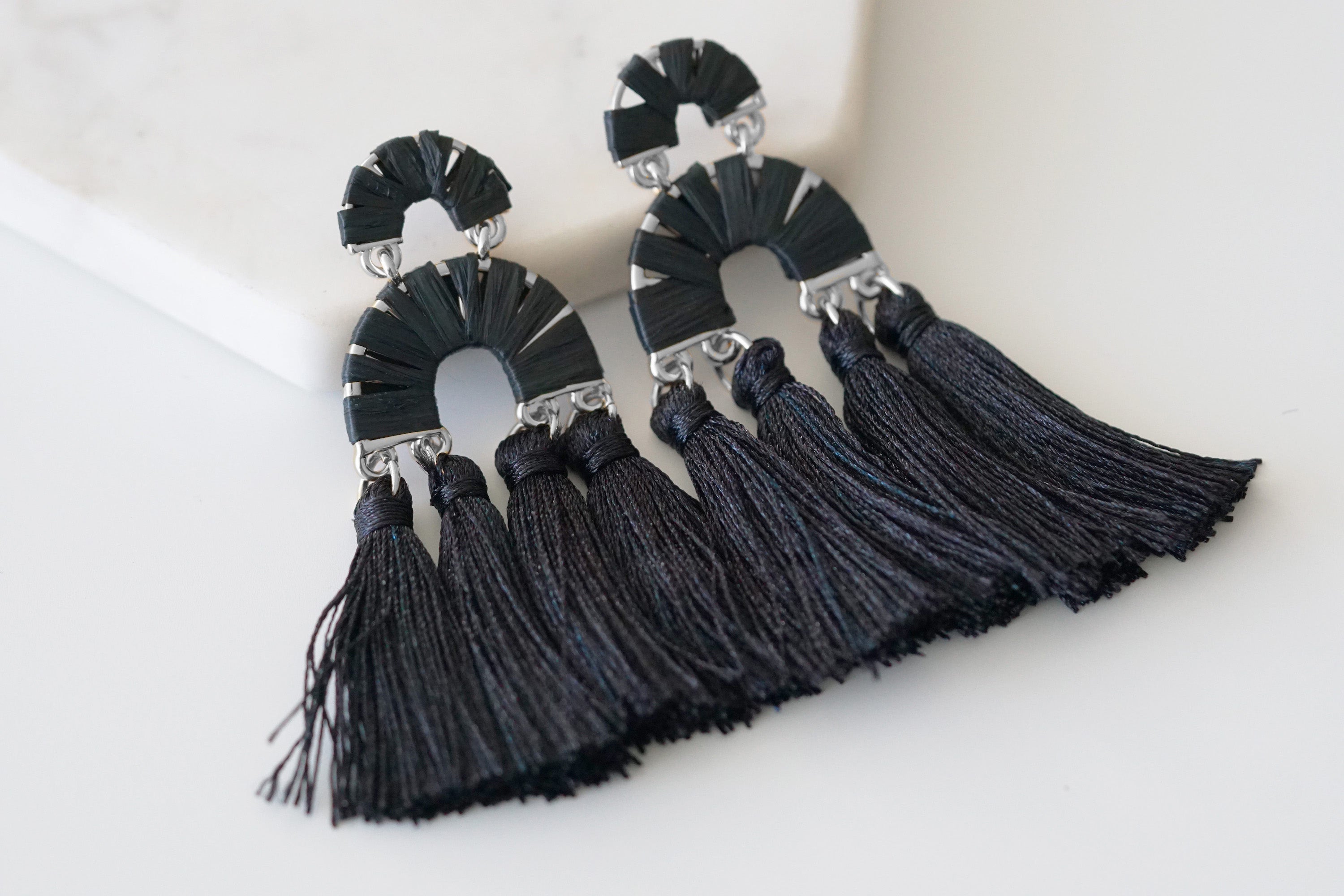 Collezione Pavlova - Orecchini corvo in argento gioielli di alta qualità per uomini e donne