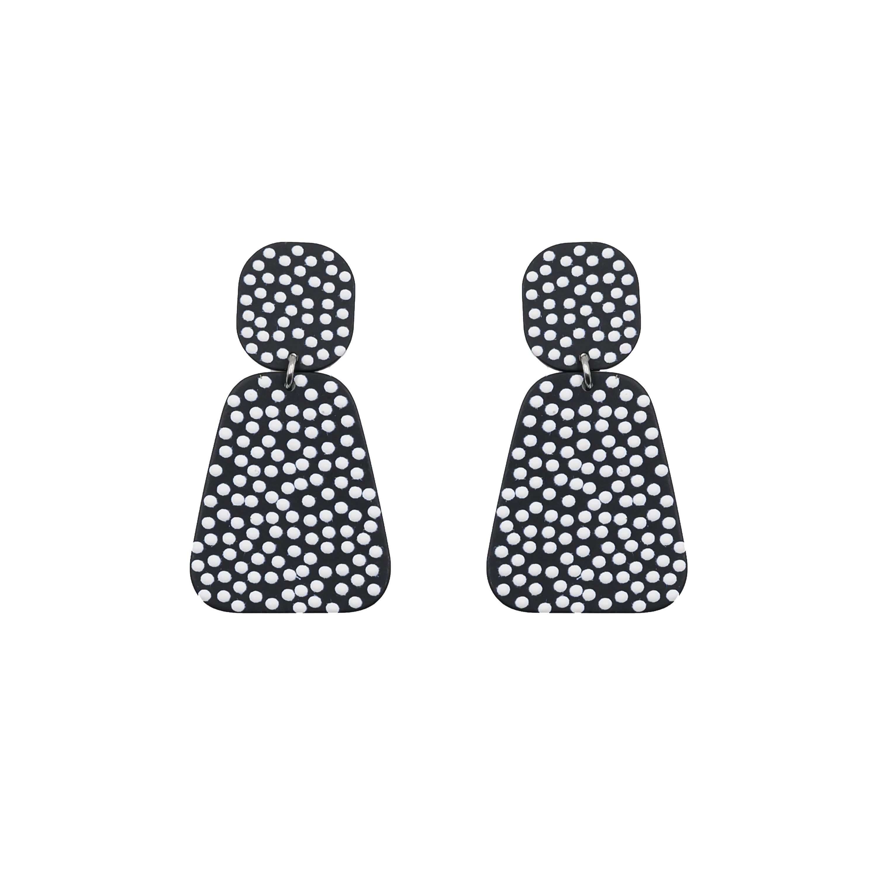 Rave Collection - Silver Dottie Earrings fine designer jewelry for men and women