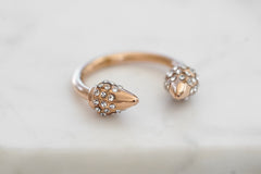 Spike Collection - Rose Gold Bling Ring fine designersmykker for menn og kvinner