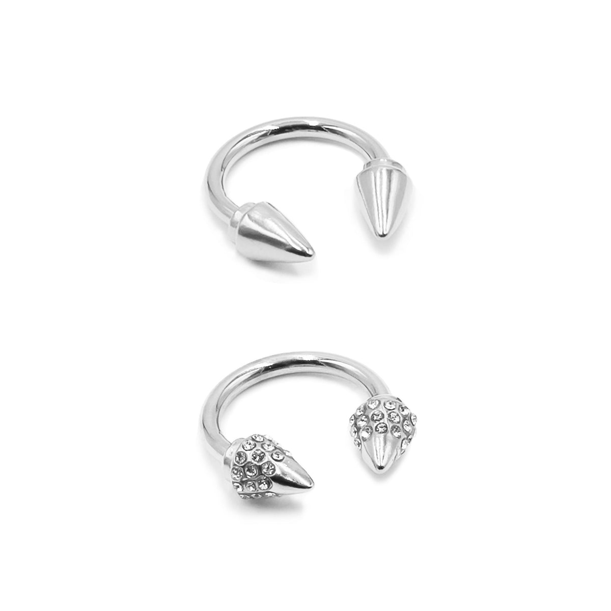 Spike Collection - Silver Ring Set fine designer jewelry for men and women