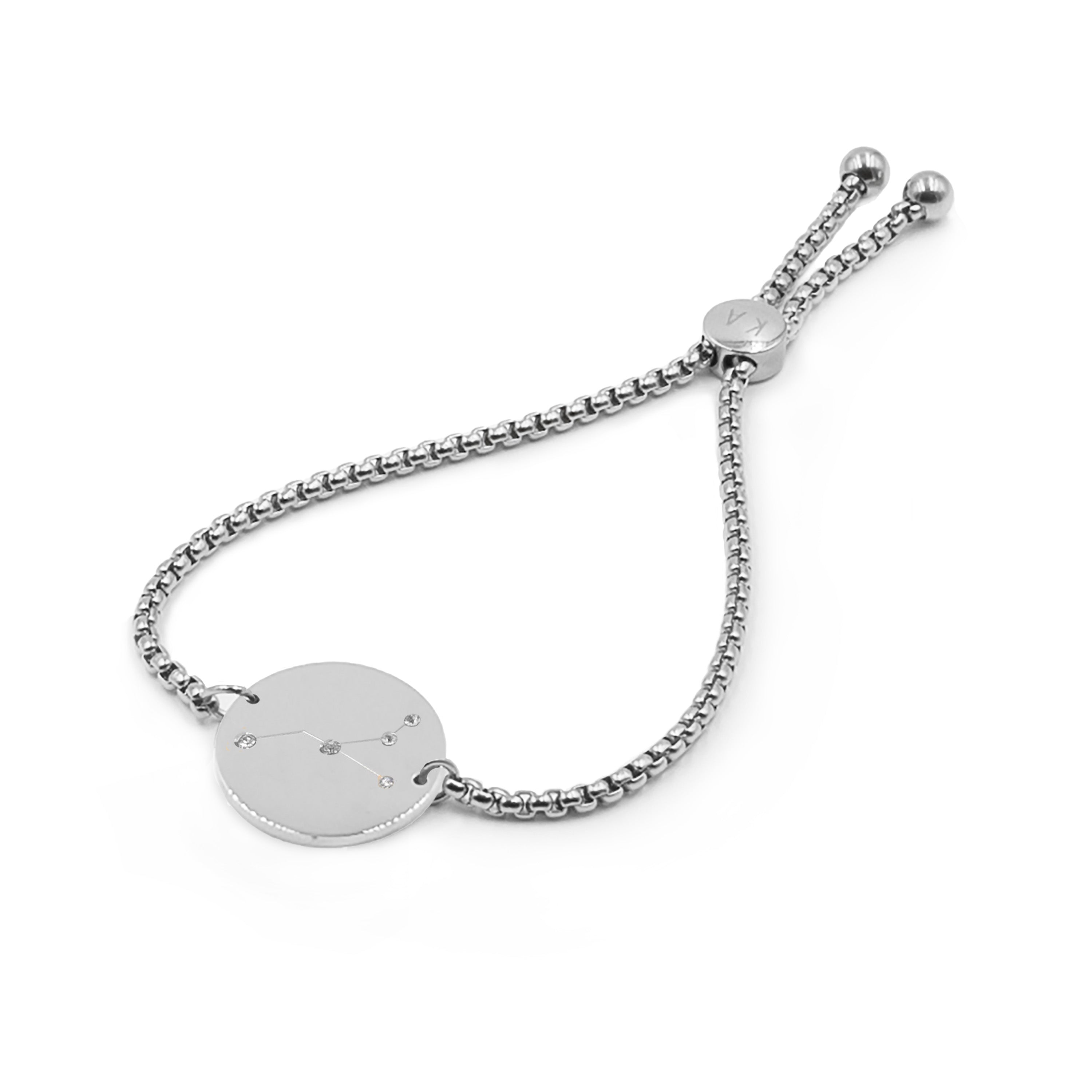 Zodiac Collection - Silver Cancer Bracelet (Jun 21 - July 22) fine designer jewelry for men and women