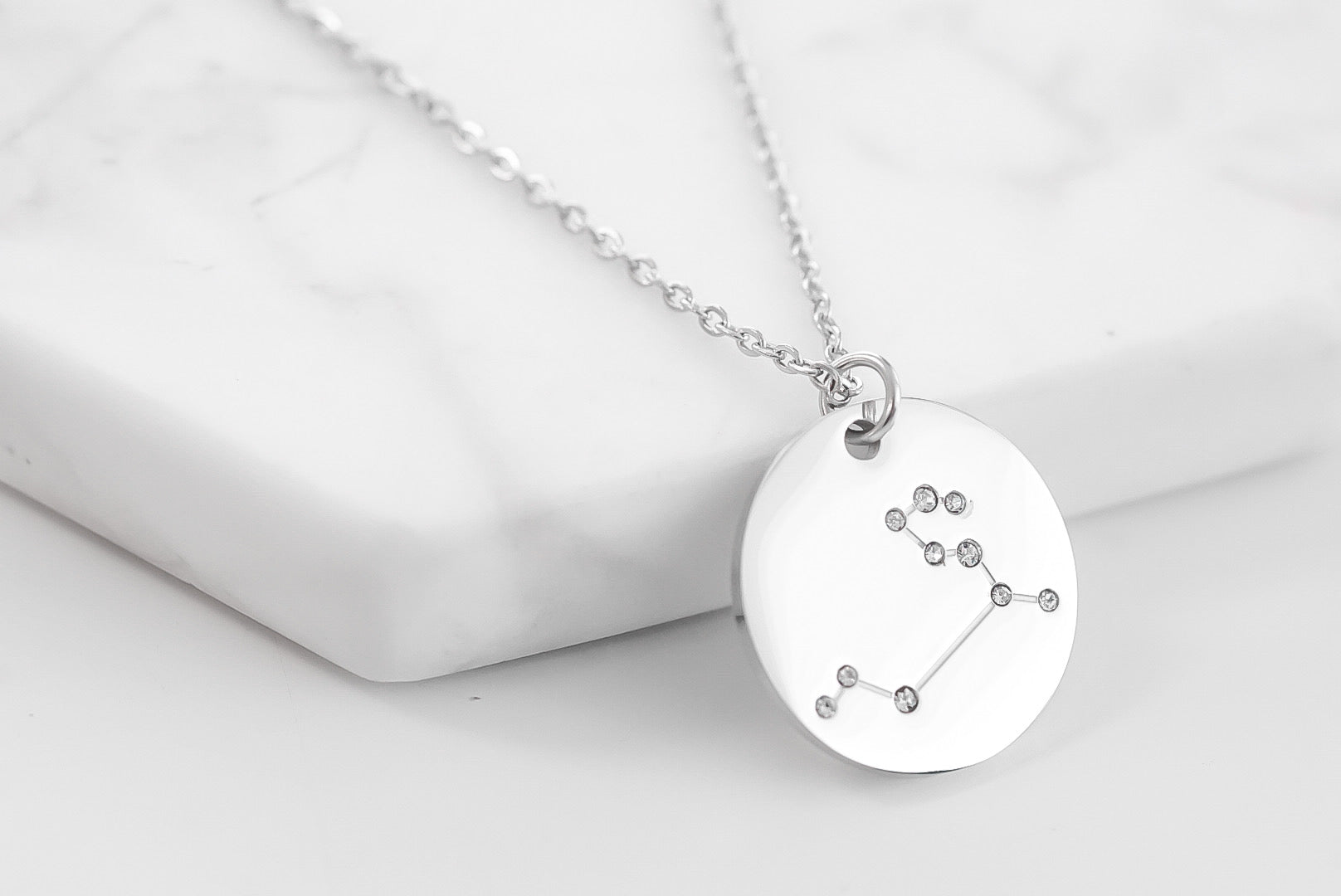 Zodiac Collection - Silver Leo Necklace (July 23 - Aug 22) fine designer jewelry for men and women