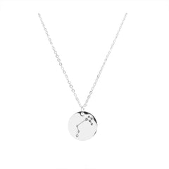 Zodiac Collection - Silver Aries Necklace (Mar 21 - Apr 19) fine designer jewelry for men and women