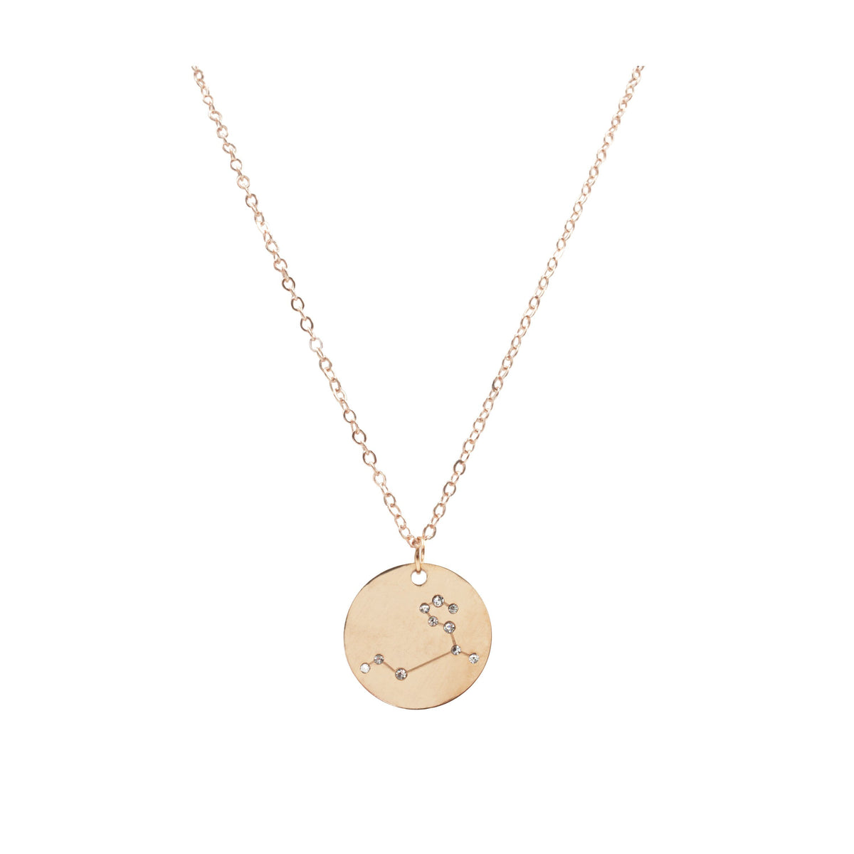 Zodiac Collection - Rose Gold Leo Necklace (July 23 - Aug 22) fine designer jewelry for men and women