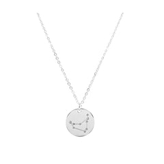 Zodiac Collection - Silver Capricorn Necklace (Dec 22 - Jan 19) fine designer jewelry for men and women
