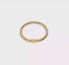 14k Yellow Gold Mesh Stretch Adjustable Band Ring