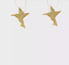 14k Real Gold Hummingbird Stud Earrings, 14mm