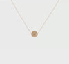 14k Gold Fresh Water 11mm Pearl Necklace, 17"