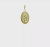 Saint Christopher Protect Us Medal Pendant Charm