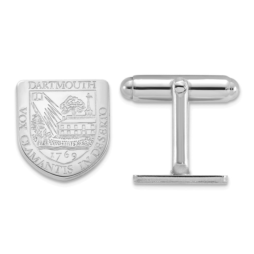 Sterling Silver Dartmouth College Crest Cuff Links - JewelryAffairs