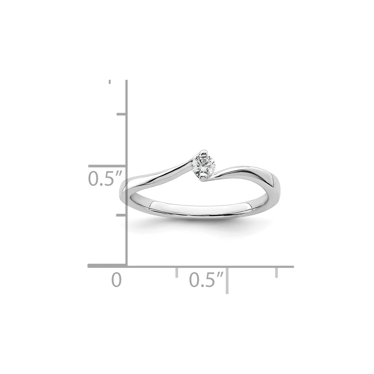 14k White Real Solid Gold 1/10 carat Round Diamond Promise Engagement Ring fine designer jewelry for men and women