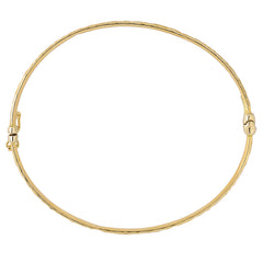 10 k gult guld hamrat armband för kvinnor, 7,5" fina designersmycken för män och kvinnor