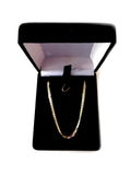 14k Yellow Gold Mariner Link Chain Necklace, 1.2mm