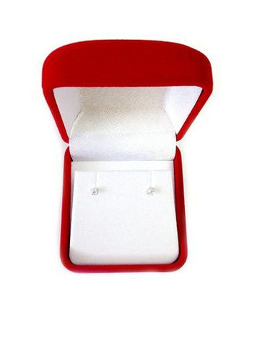 14k White Gold Round Diamond Stud Earrings (0.15 cttw F-G Color, SI2 Clarity)